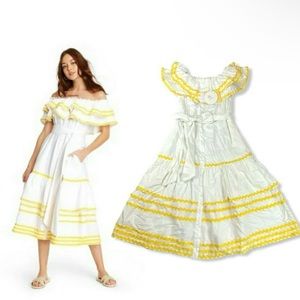 NWT Women's Ric Rac Off the Shoulder Dress -Lisa Marie Fernandez - XS